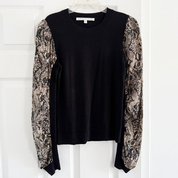 Veronica Beard "Adler" Mixed Media Sweater, size Small - Picture 3 of 9